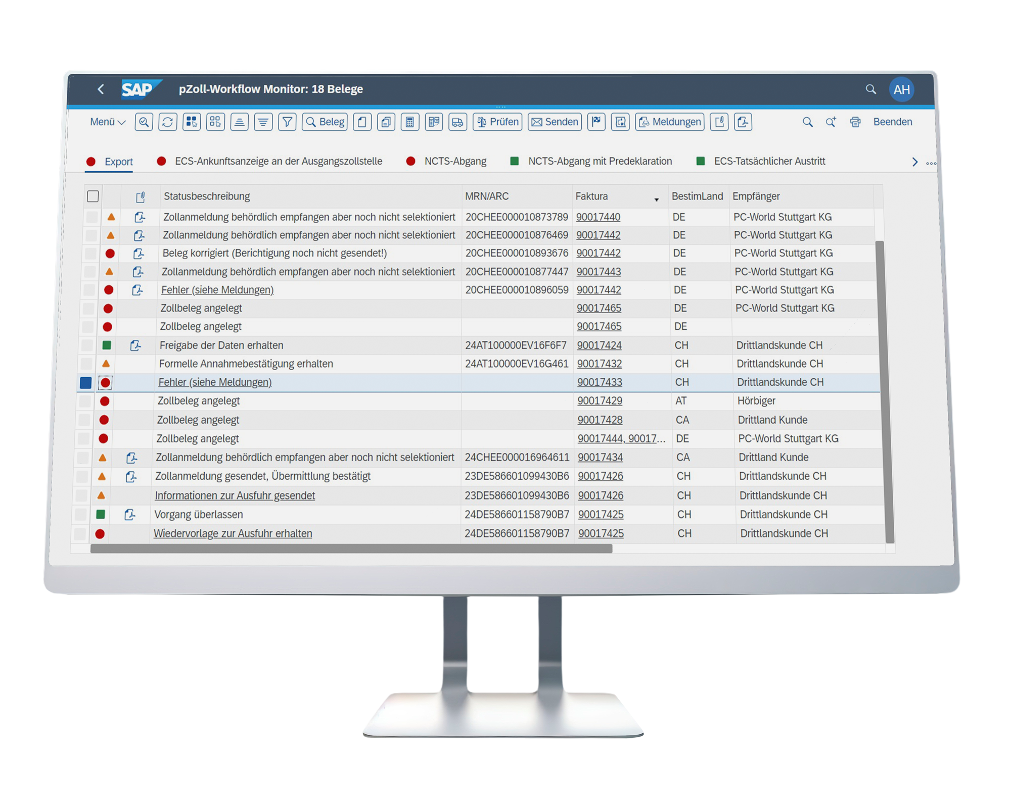 SAP® AddOn pZoll für Ihre Inhouse-Zollabwicklung