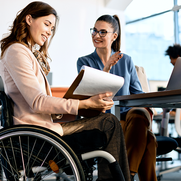 Gespräch Mitarbeiter